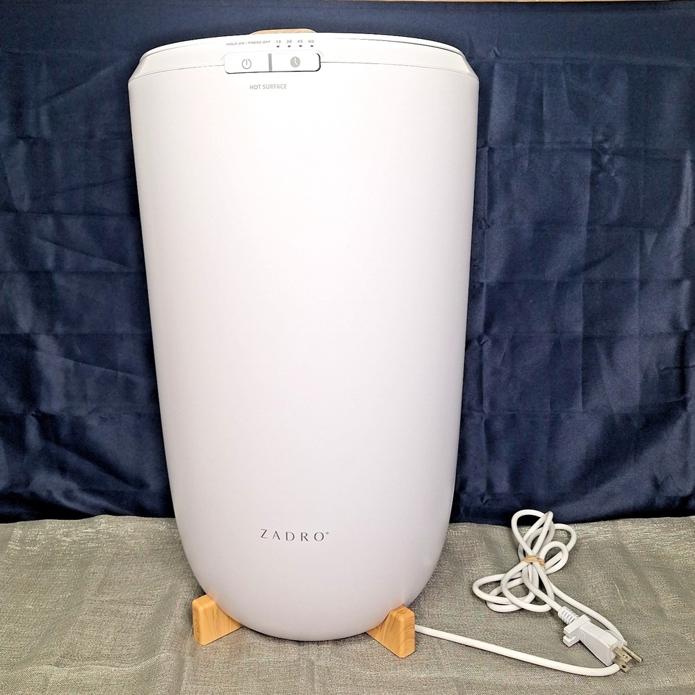 ZADRO 20.5" Tall Towel Warmer Tower Drum Bucket Timer Settings Auto Shut Off Spa